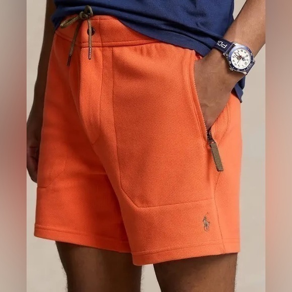 Ralph Lauren Other - Men’s New Orange Ralph Lauren Terry Shorts Size XXL 2XL